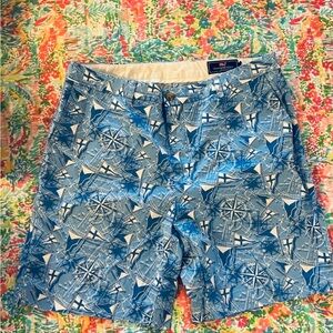 Vineyard Vines Blue Compass Board Shorts